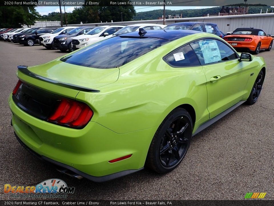 2020 Ford Mustang GT Fastback Grabber Lime / Ebony Photo #2