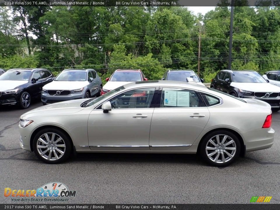 Luminous Sand Metallic 2017 Volvo S90 T6 AWD Photo #7