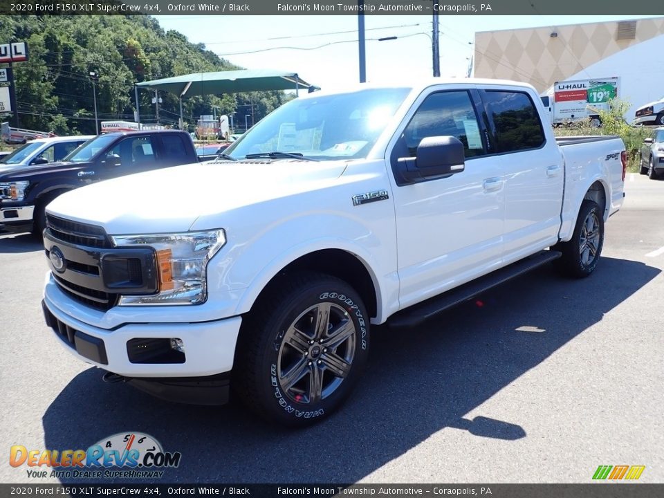 2020 Ford F150 XLT SuperCrew 4x4 Oxford White / Black Photo #2