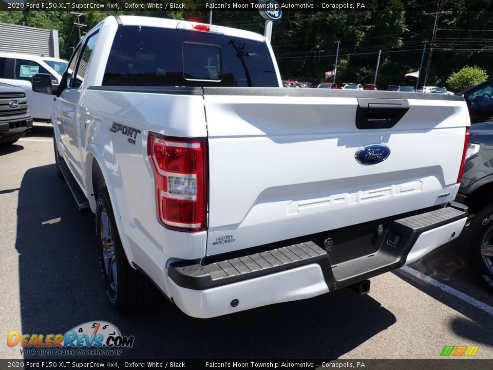2020 Ford F150 XLT SuperCrew 4x4 Oxford White / Black Photo #3