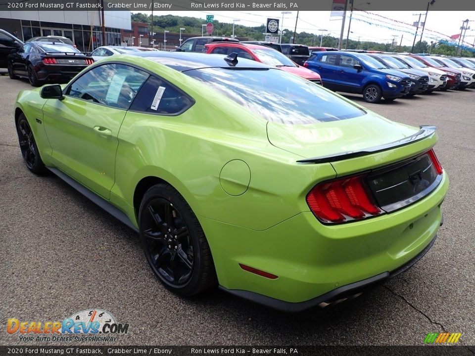 2020 Ford Mustang GT Fastback Grabber Lime / Ebony Photo #7