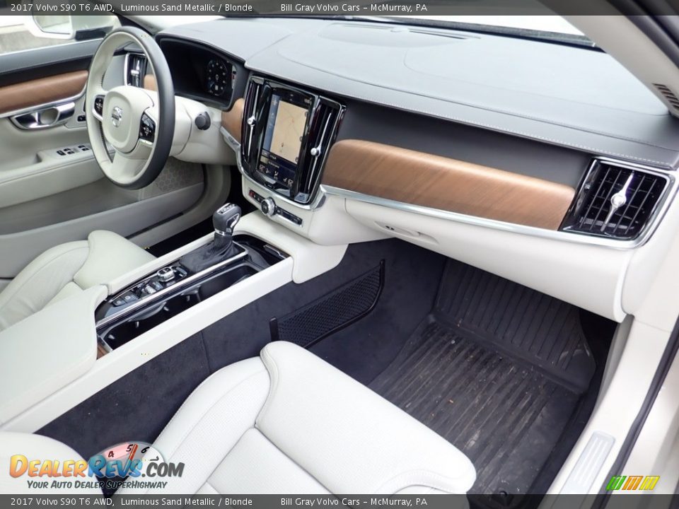 Blonde Interior - 2017 Volvo S90 T6 AWD Photo #12