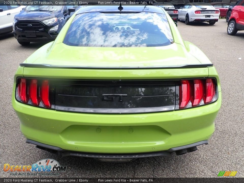 2020 Ford Mustang GT Fastback Grabber Lime / Ebony Photo #8
