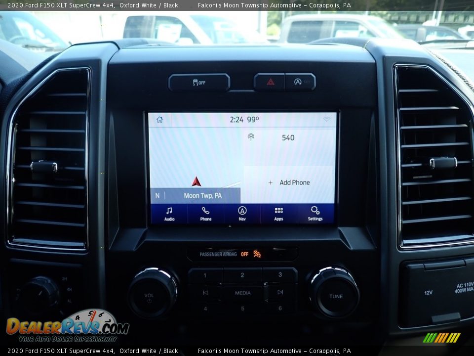 2020 Ford F150 XLT SuperCrew 4x4 Oxford White / Black Photo #14