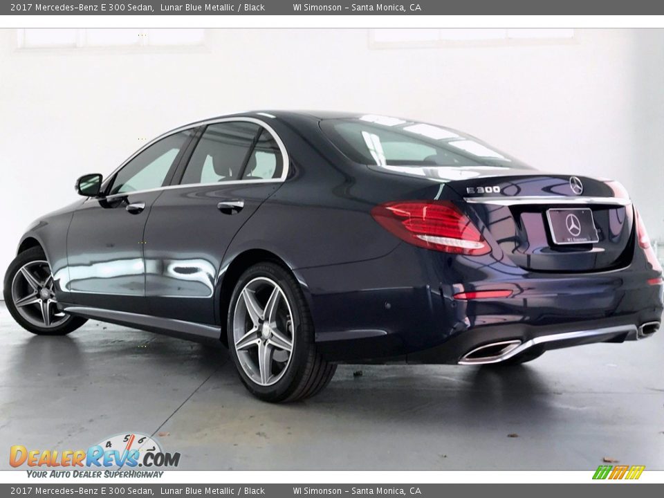 2017 Mercedes-Benz E 300 Sedan Lunar Blue Metallic / Black Photo #10