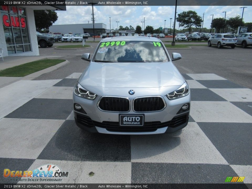 2019 BMW X2 sDrive28i Glacier Silver Metallic / Black Photo #2