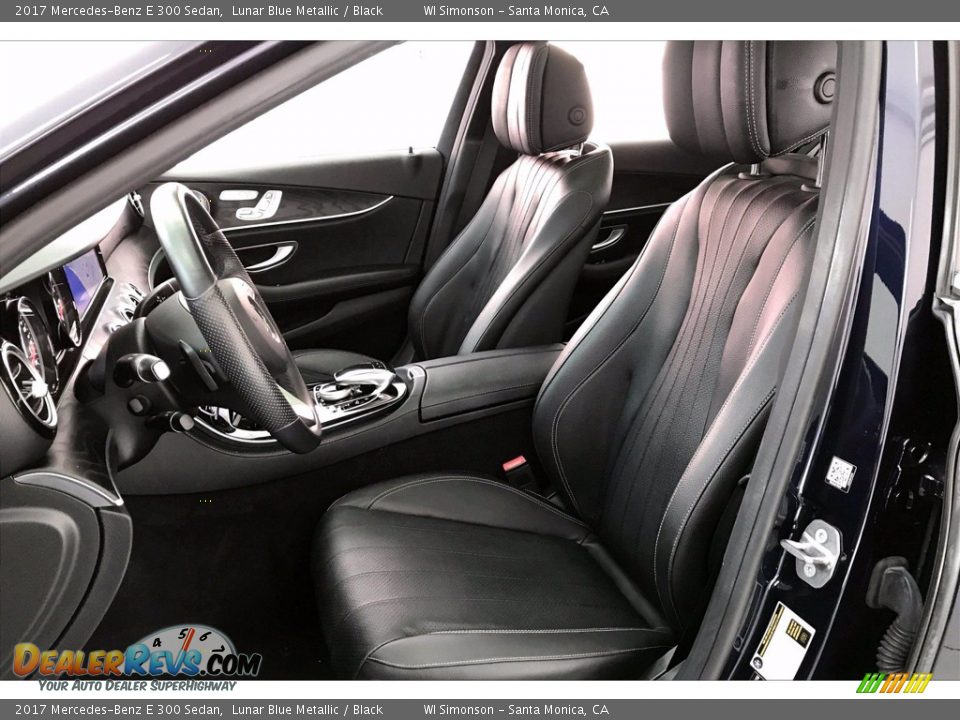 2017 Mercedes-Benz E 300 Sedan Lunar Blue Metallic / Black Photo #14