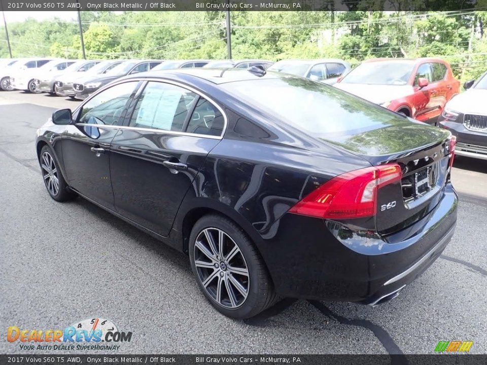 2017 Volvo S60 T5 AWD Onyx Black Metallic / Off Black Photo #6