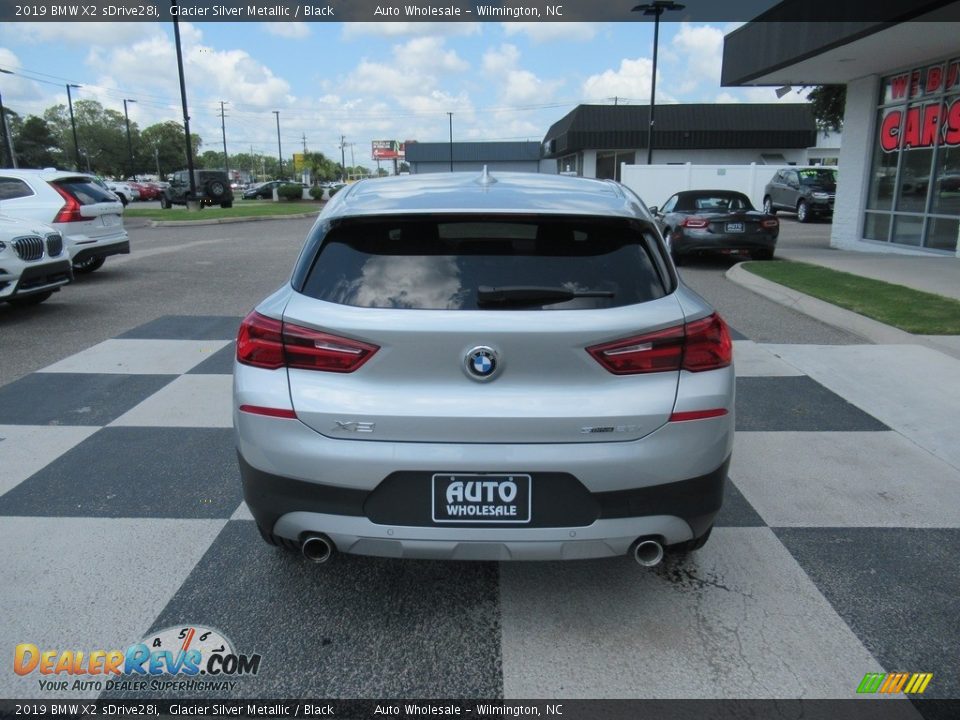 2019 BMW X2 sDrive28i Glacier Silver Metallic / Black Photo #4