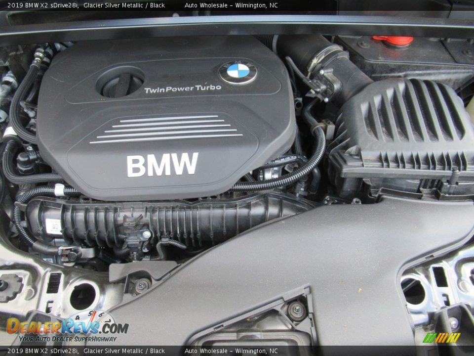 2019 BMW X2 sDrive28i Glacier Silver Metallic / Black Photo #6