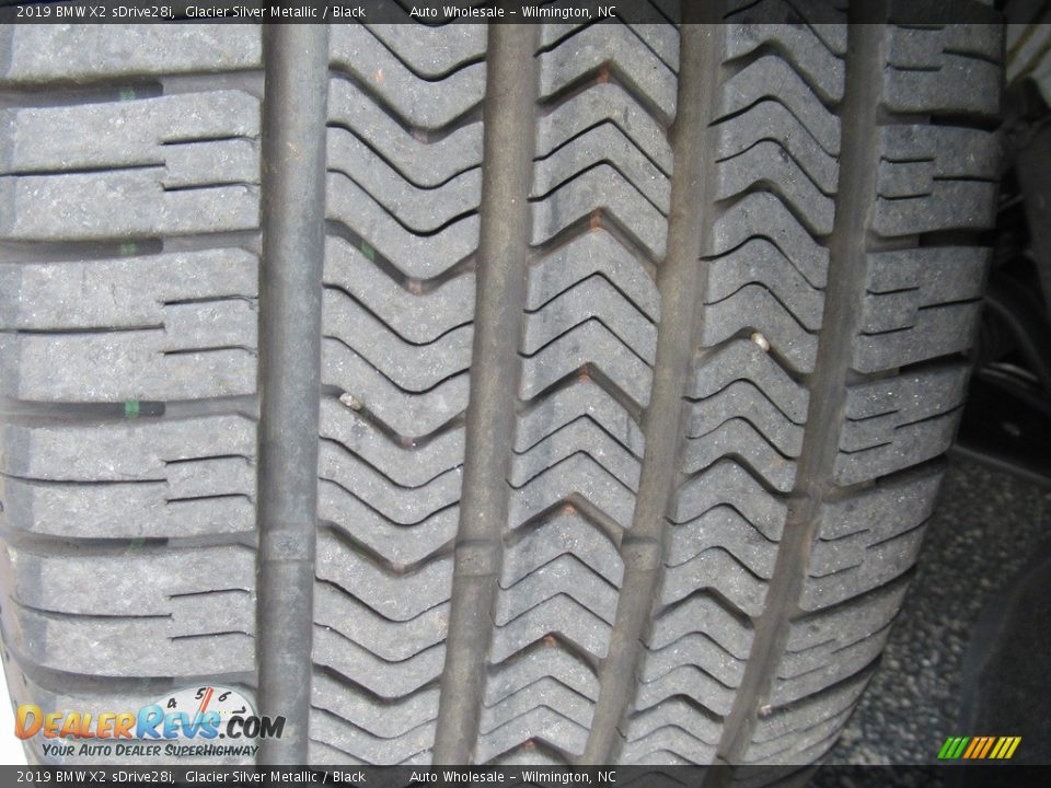 2019 BMW X2 sDrive28i Glacier Silver Metallic / Black Photo #9