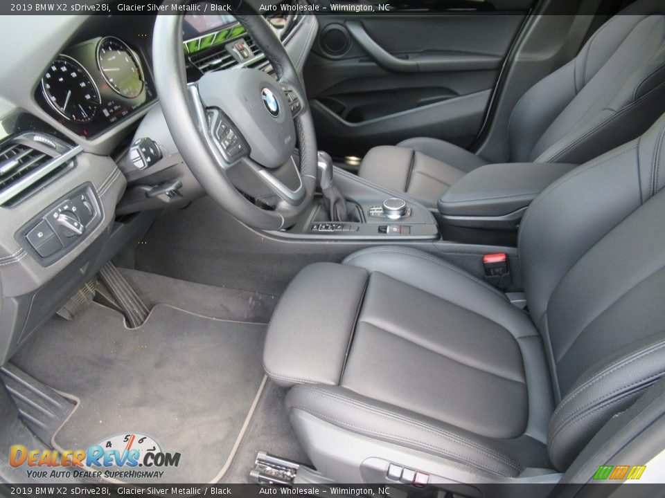 2019 BMW X2 sDrive28i Glacier Silver Metallic / Black Photo #10