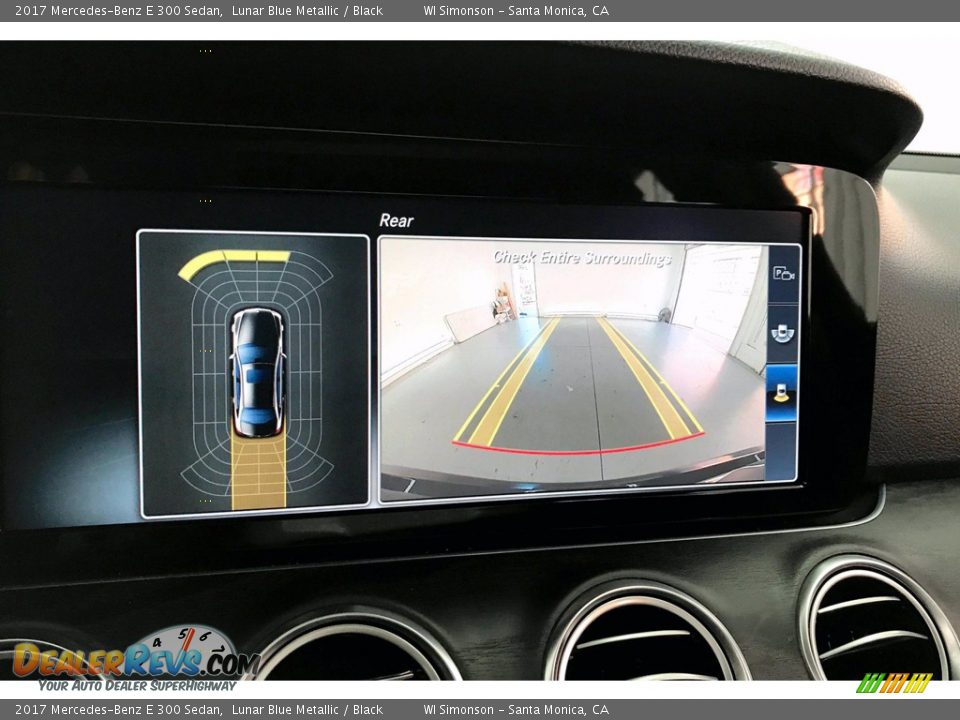 2017 Mercedes-Benz E 300 Sedan Lunar Blue Metallic / Black Photo #21