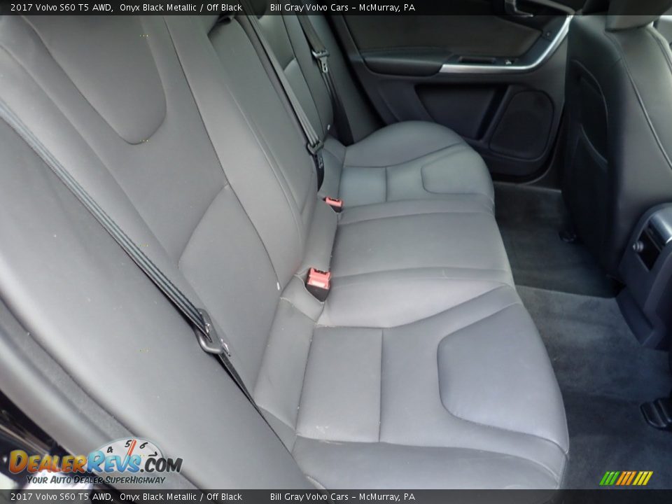 Rear Seat of 2017 Volvo S60 T5 AWD Photo #14