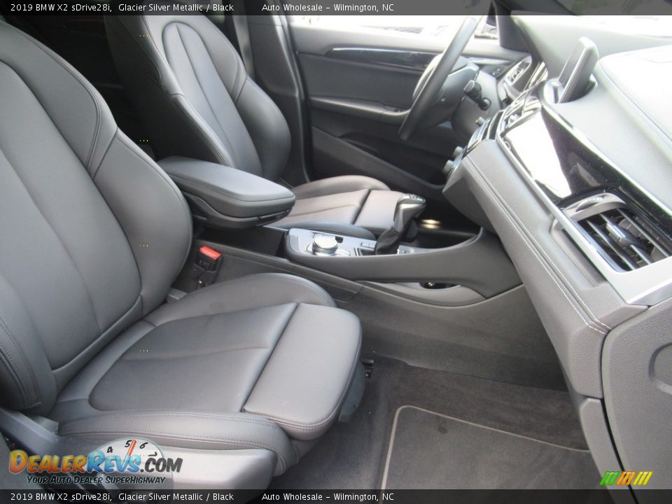2019 BMW X2 sDrive28i Glacier Silver Metallic / Black Photo #13