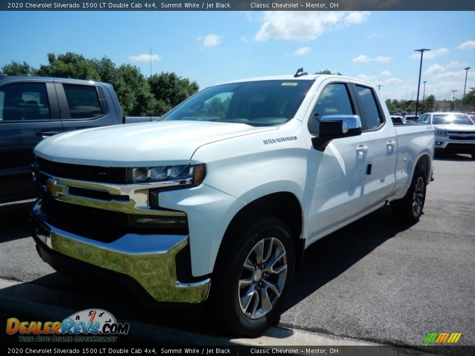 2020 Chevrolet Silverado 1500 LT Double Cab 4x4 Summit White / Jet Black Photo #1