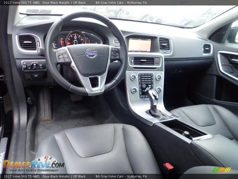 Off Black Interior - 2017 Volvo S60 T5 AWD Photo #17