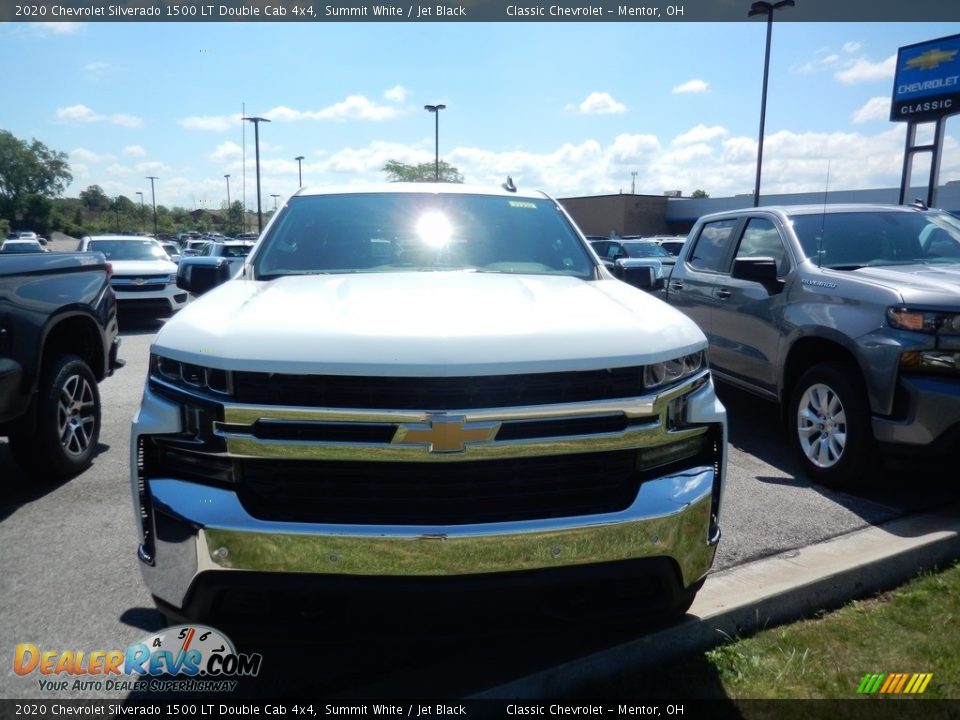 2020 Chevrolet Silverado 1500 LT Double Cab 4x4 Summit White / Jet Black Photo #2