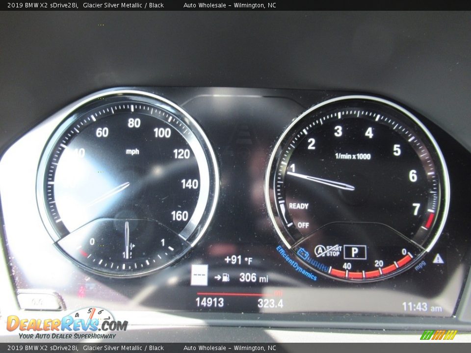 2019 BMW X2 sDrive28i Glacier Silver Metallic / Black Photo #16