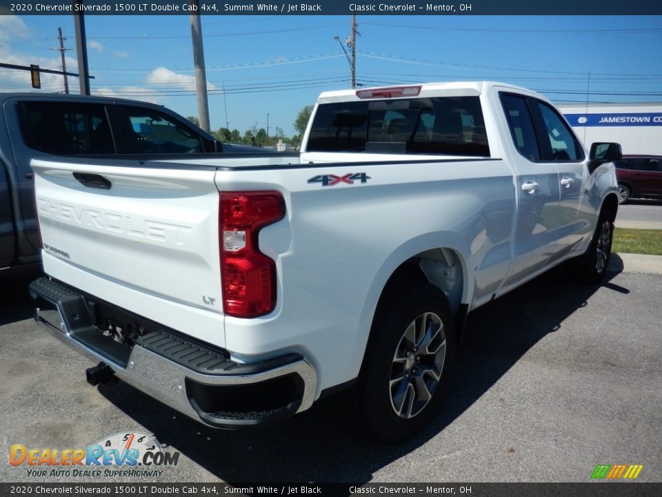 2020 Chevrolet Silverado 1500 LT Double Cab 4x4 Summit White / Jet Black Photo #4