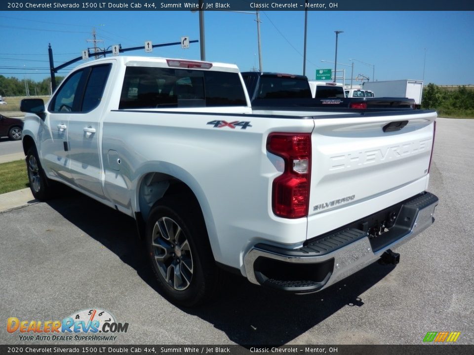 2020 Chevrolet Silverado 1500 LT Double Cab 4x4 Summit White / Jet Black Photo #5