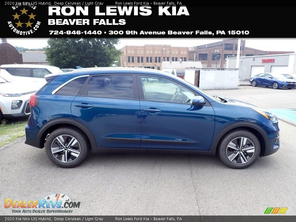 2020 Kia Niro LXS Hybrid Deep Cerulean / Light Gray Photo #1