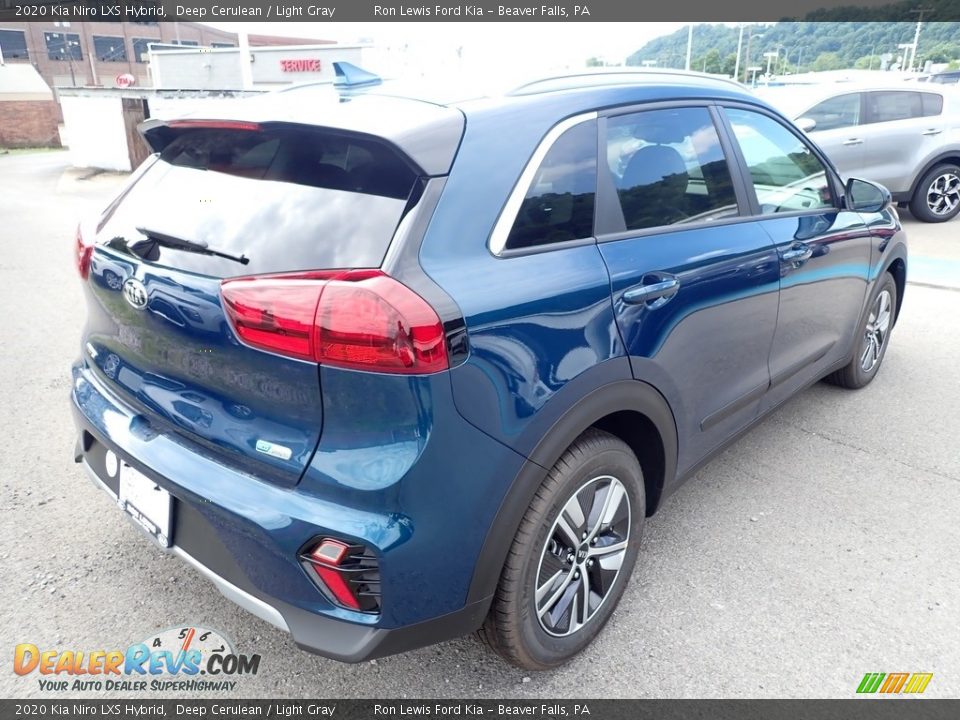 2020 Kia Niro LXS Hybrid Deep Cerulean / Light Gray Photo #2