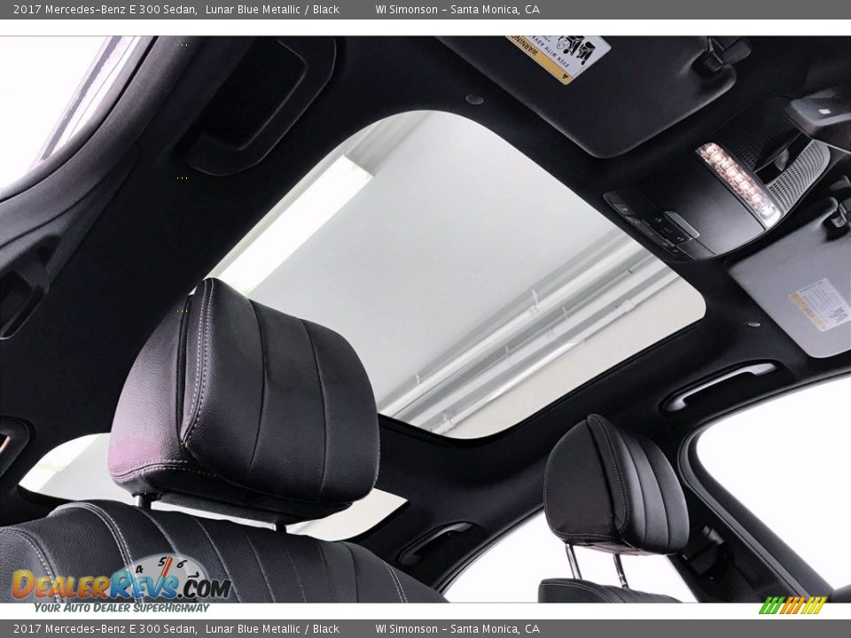 2017 Mercedes-Benz E 300 Sedan Lunar Blue Metallic / Black Photo #29