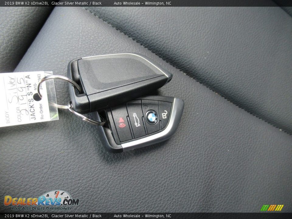 2019 BMW X2 sDrive28i Glacier Silver Metallic / Black Photo #20