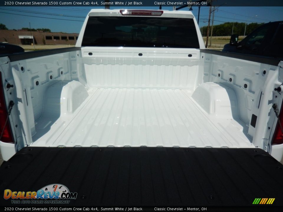 2020 Chevrolet Silverado 1500 Custom Crew Cab 4x4 Summit White / Jet Black Photo #6