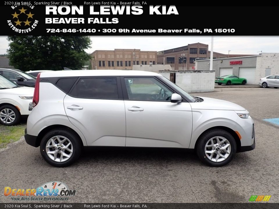 2020 Kia Soul S Sparkling Silver / Black Photo #1