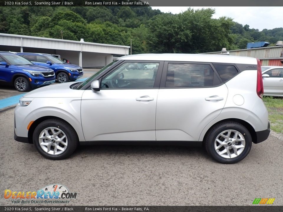 2020 Kia Soul S Sparkling Silver / Black Photo #6