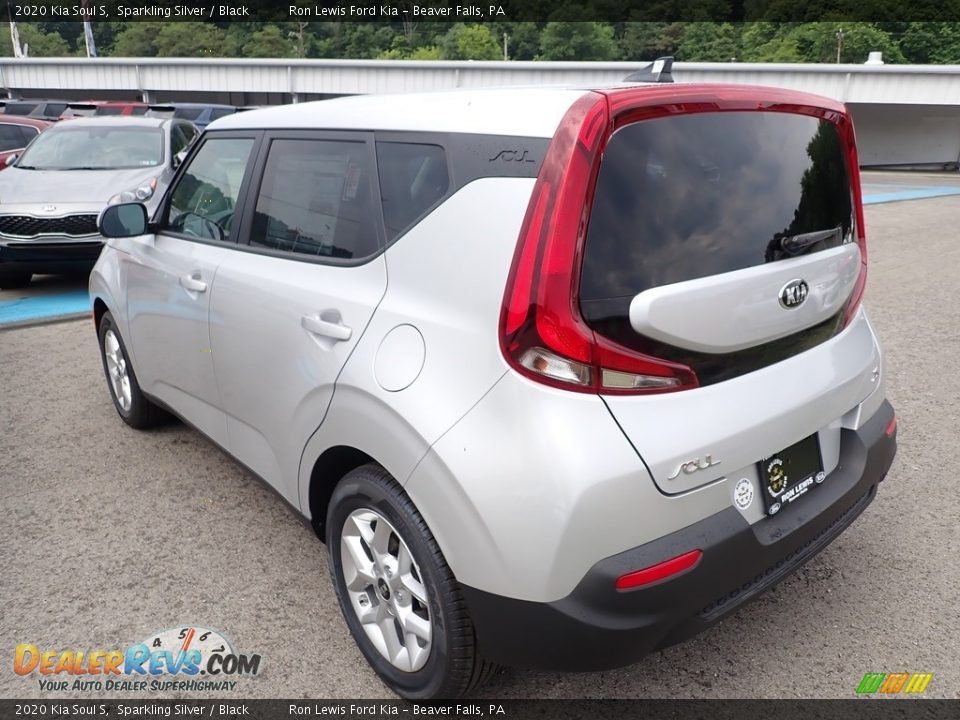 2020 Kia Soul S Sparkling Silver / Black Photo #7
