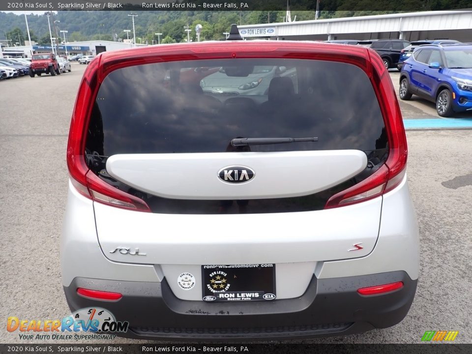 2020 Kia Soul S Sparkling Silver / Black Photo #8