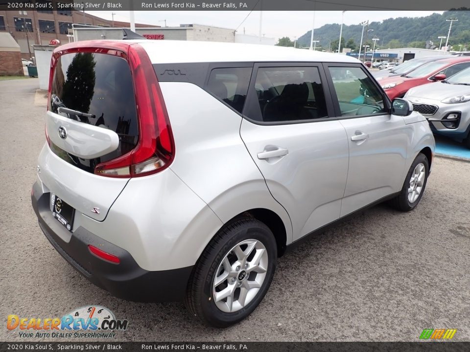 2020 Kia Soul S Sparkling Silver / Black Photo #9
