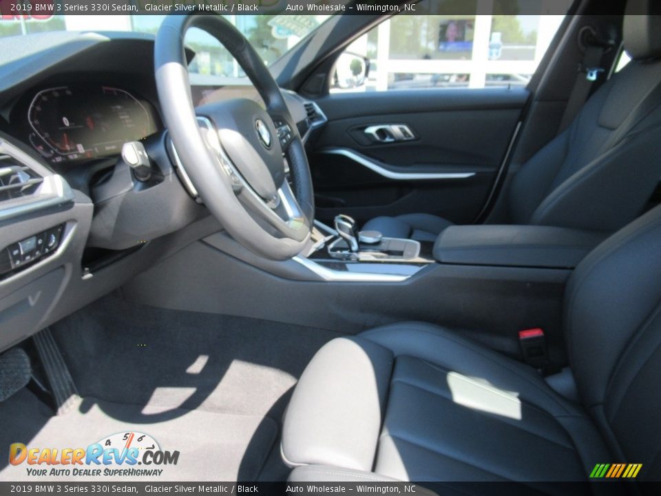 2019 BMW 3 Series 330i Sedan Glacier Silver Metallic / Black Photo #9
