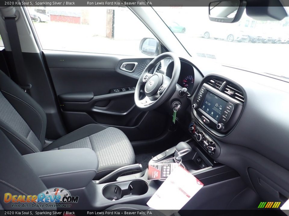 2020 Kia Soul S Sparkling Silver / Black Photo #14