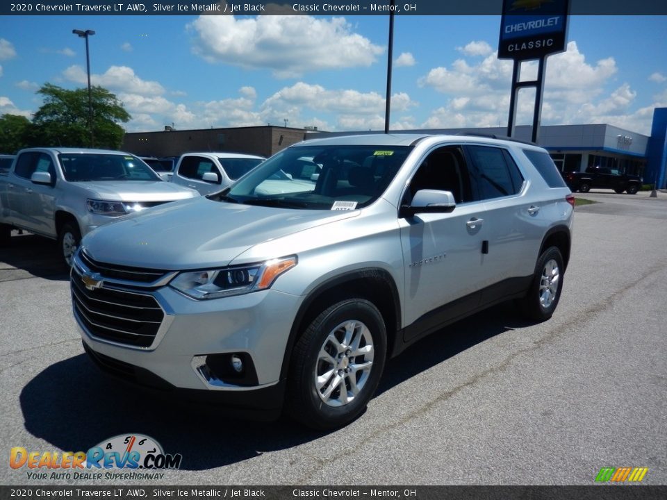 2020 Chevrolet Traverse LT AWD Silver Ice Metallic / Jet Black Photo #1