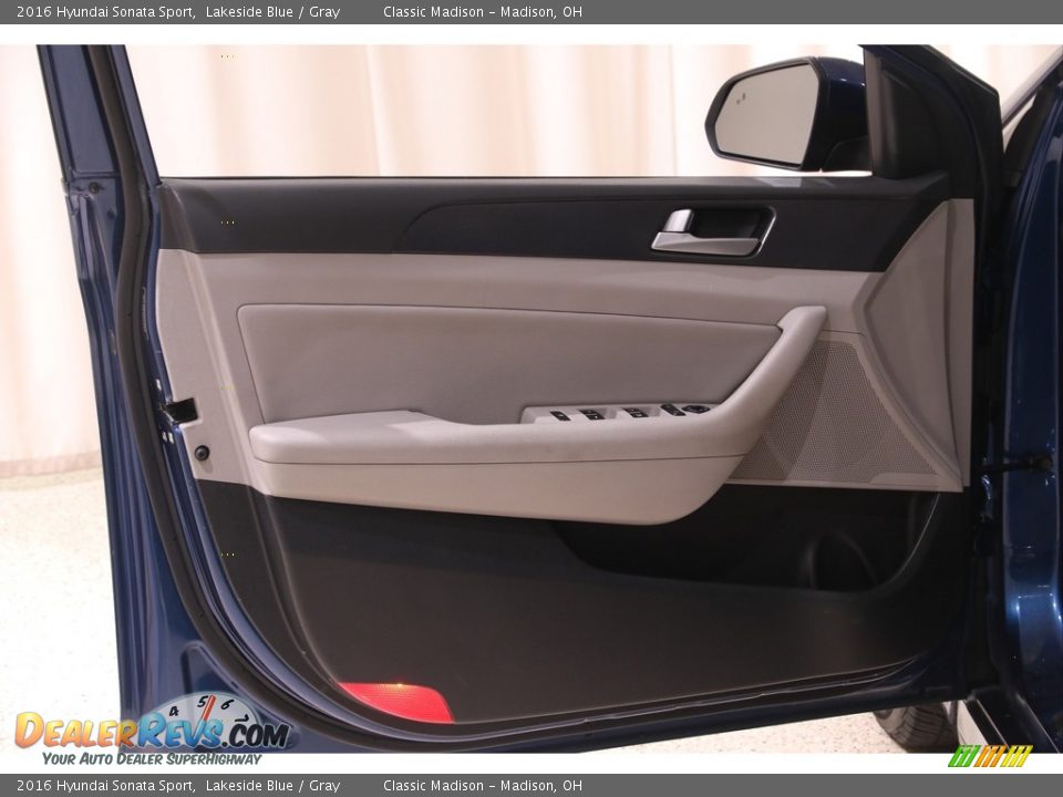2016 Hyundai Sonata Sport Lakeside Blue / Gray Photo #4
