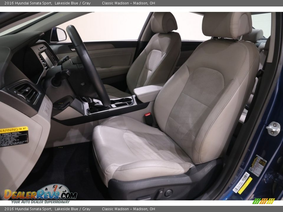 2016 Hyundai Sonata Sport Lakeside Blue / Gray Photo #5