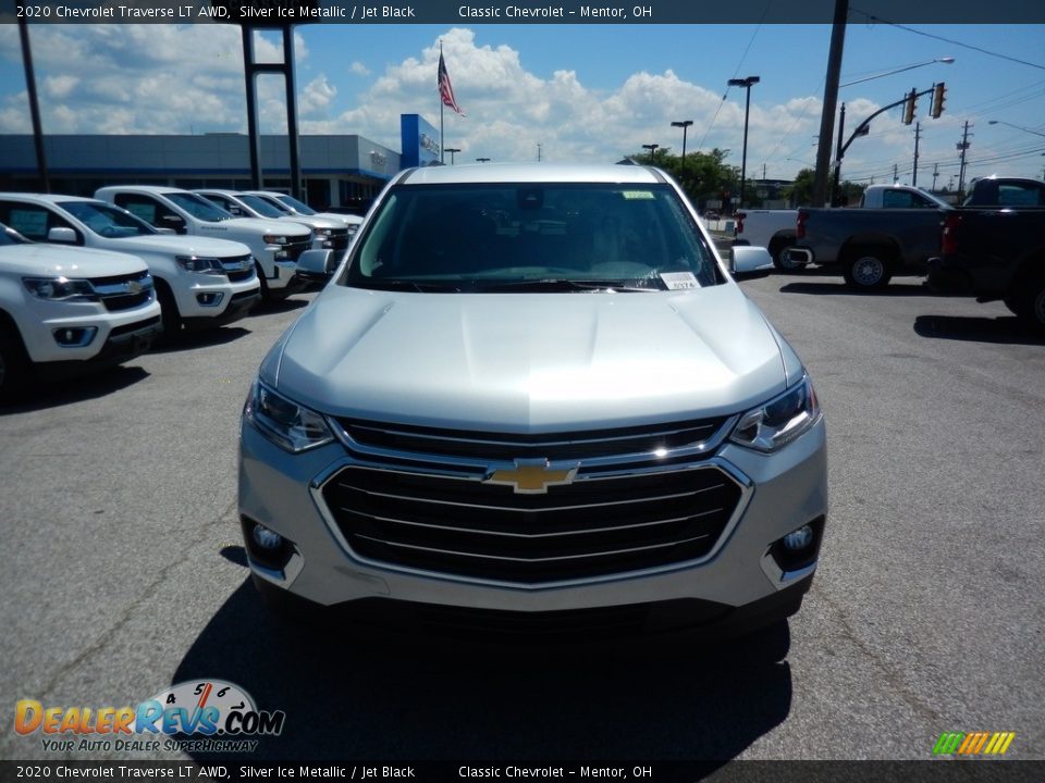2020 Chevrolet Traverse LT AWD Silver Ice Metallic / Jet Black Photo #2