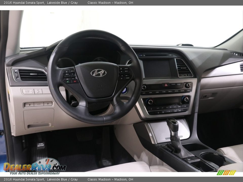2016 Hyundai Sonata Sport Lakeside Blue / Gray Photo #6