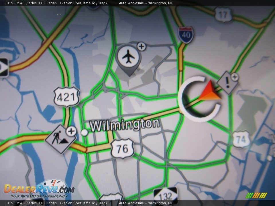 2019 BMW 3 Series 330i Sedan Glacier Silver Metallic / Black Photo #17