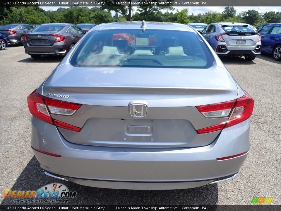 2020 Honda Accord LX Sedan Lunar Silver Metallic / Gray Photo #5