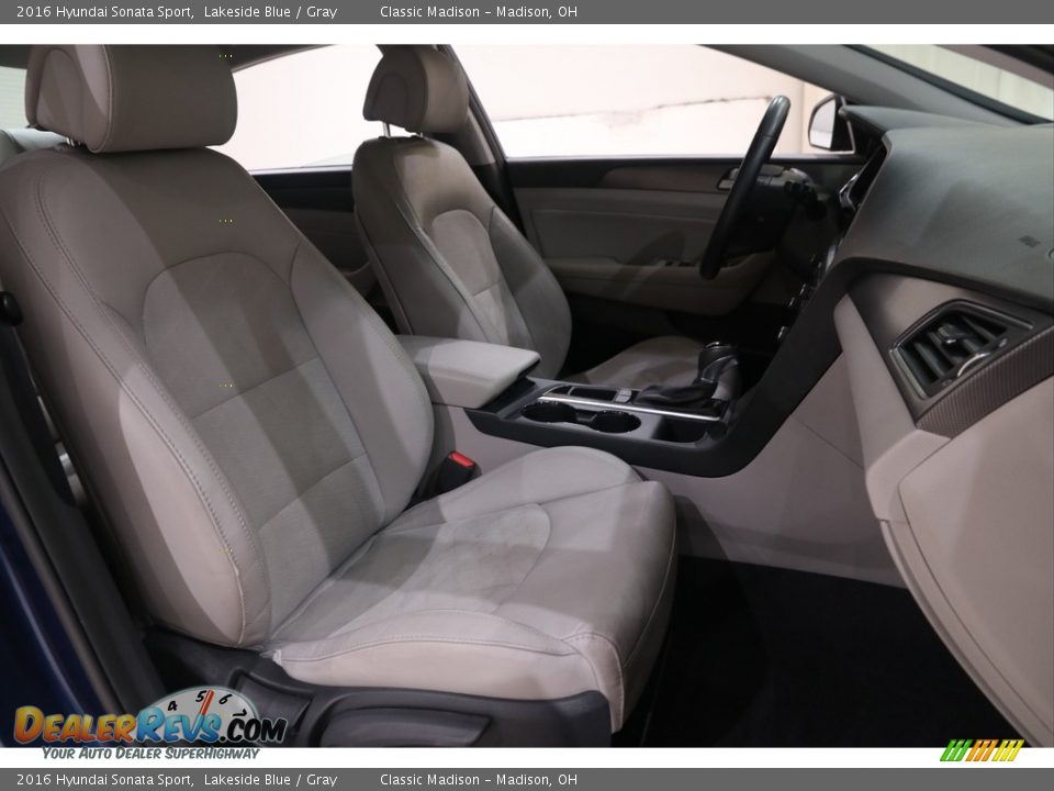 2016 Hyundai Sonata Sport Lakeside Blue / Gray Photo #14