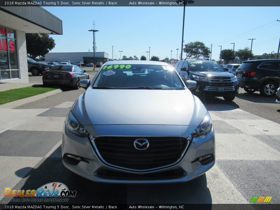 2018 Mazda MAZDA3 Touring 5 Door Sonic Silver Metallic / Black Photo #2