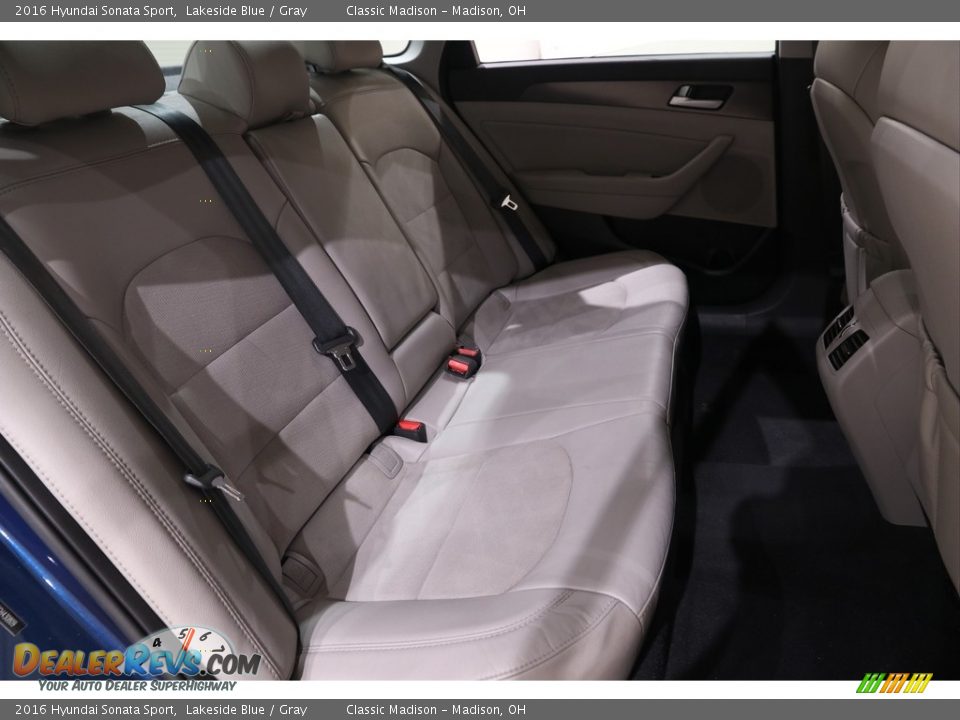 2016 Hyundai Sonata Sport Lakeside Blue / Gray Photo #15