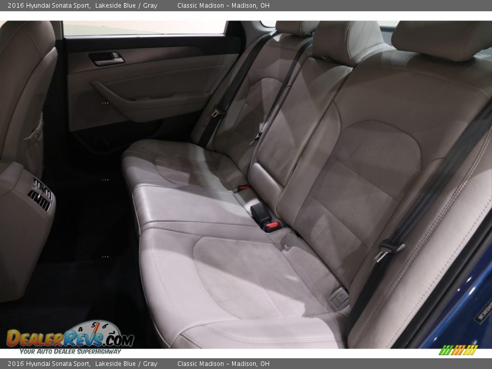 2016 Hyundai Sonata Sport Lakeside Blue / Gray Photo #16