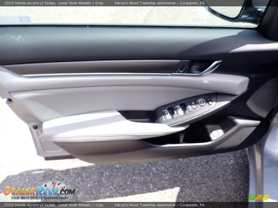 2020 Honda Accord LX Sedan Lunar Silver Metallic / Gray Photo #9