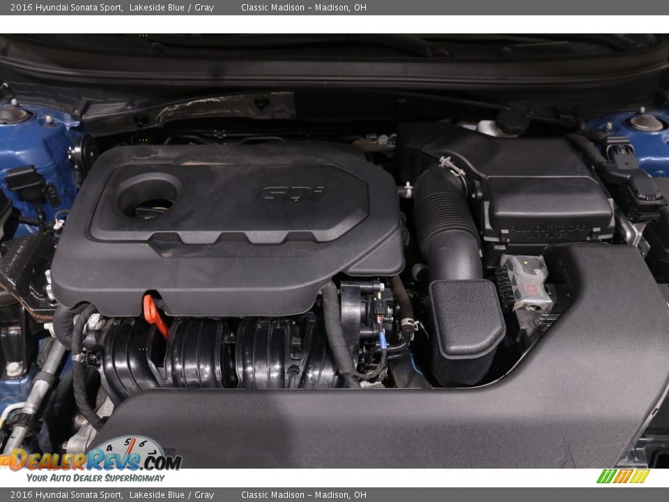 2016 Hyundai Sonata Sport Lakeside Blue / Gray Photo #18
